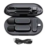 Wireless Lavalier Microphone Audio Video Recording Mic For Android Smart Phones