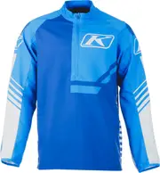 Klim Revolt 1/4 Zip, functional shirt , color: Light Blue/Blue/White , size: M
