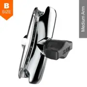 RAM Chrome Medium Double Socket Arm for 1" Balls