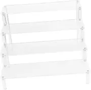 KOCKSHION Acrylic Riser Display Stand Transparent Organizer Figures Dolls and Perfume Elegant Storage for Home Decor and Party Displays