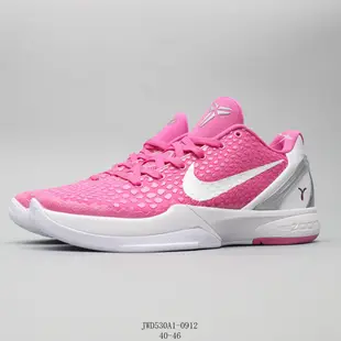 代購♭耐吉Nike Zoom Kobe 6 ZK6科比6氣墊籃球鞋男女同款運動鞋乳腺粉429659-601粉色