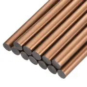 Mini Hot Glue Sticks for Glue Gun 0.43-inch x 8-inch Bronze Red 12pcs