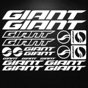 FITS Giant Vinyl Stickers Sheet Bike Frame Cycle Cycling Bicycle Mtb Road