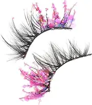 Beaupretty 2Pcs Luminous False Eyelashes for Dramatic Curl Lash Extensions for Parties Daily Wear Special Occasions Lightweight Eye Catching Decorative Lashes