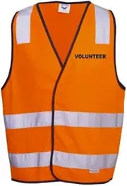[HolyShirt HI-VIZ] VOLUNTEER Day/Night Vest