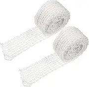 2Pcs Meat Netting Roll Elastic Cotton Ham Packaging Net for Sausage and Safe Wrapping Tool for Cooking Baking Supplies for Home and Professional Use