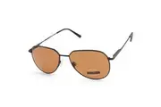 Serengeti Haywood Matte Black/Brown Drivers Men's Pilot Sunglasses SS543004