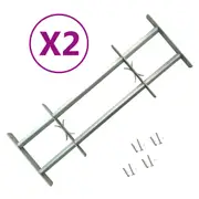 Adjustable Security Grilles for Windows 2 pcs 700-1050 mm vidaXL
