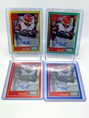 2020 Panini Score Tee Higgins RC Rookie Cards Auto RAINBOW Set #/6 /10 /35 /50