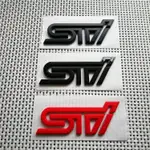 【情懷件】 現貨SUBARU 改裝 立體STI 車貼 車尾標 車標貼