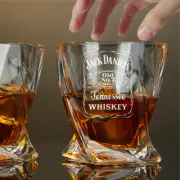 Custom Engraved Jack Daniel’s Twisted Whiskey Glass – 10 oz Rocks Glass New