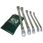Stahlwille Double-Ended Ring Spanner Set 5 -Piece 1/4x5/16" - 11/16 x 13/16" , S
