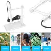 500X 2MP Microscope USB Digital Video Webcam Magnifier Camera Stand Tool 8 LED