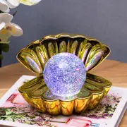Glitter Pearl Shell Lamp Gold