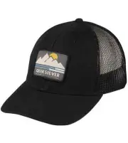 QUIKSILVER MENS COASTAL LEGACY TRUCKER SNAPBACK MESH HAT OSFM NWT BLACK