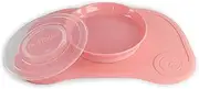 TwistShake Click Mat Plus Plate, Pastel Pink, 6+ Months
