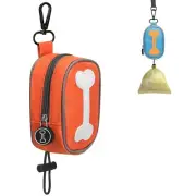 Hands Free Dog Poop Bag Holder for Leash with Big Opening, Dog Poop Bag Holde...
