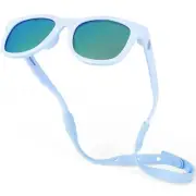 Polarized Baby Sunglasses With Strap - Unbreakable Flexible Infant Sunglasses...