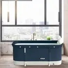 Soaking Standing Bath Tub Inflatable hot Tub Soaking Bathtub for Small
