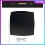 COMPACT COSMETIC MIRROR FASHION BLACK FOLDING POCKET MIRROR