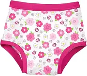 green sprouts Reusable Absorbent Training Underwear for 24 Months Babies,Pink/White
