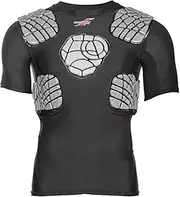 [Zoombang] Youth Integrated Rib, Shoulder, and Chest Combo Protection Short Sleeve Shirt Football Compression T