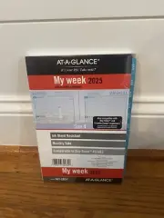 2025 Weekly Planner Refill AT-A-GLANCE Size 4 New Year 2 Page Seascapes 381-285Y