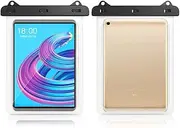 Universal Waterproof Tablet Case Pouch Dry Bag for Samsung Galaxy Tab A8 10.5"/ Tab S6 Lite 10.4" Tab A7 S5e, iPad Pro 11 iPad 10.2 10.9 iPad Air, Microsoft Surface Go 3, Tablets up to 11 Inch (Clear)