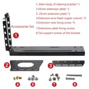 Vertically GPU Bracket Graphics Extension Vertical Install Holder Support
