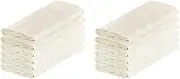 Mellisso 2X Muslin Cloths for Cooking, Unbleached Cheese Cloths,Cotton Reusable and Washable Cheese Cloths for Straining
