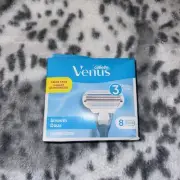 Gillette Venus Smooth Razor Blade Refill Cartridges 8 ct. New