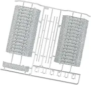 1:72 German Railway Track Kit DIY Assembly for Steam Train Miniature High Simulation Lightweight 500mm Track Model Accessory