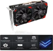 Modded Radeon RX 580 Graphic Card 2048SP 8GB GDDR5, 256 Bit 2xDP 1xHDMI GAMING