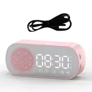 Wireless Bluetooth Speaker Clock Radio Dual Alarm Support TF Card Digital9178