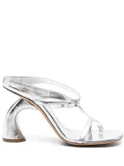 [Dries Van Noten] Dries Van Noten-Sandalo Con Tacco Asimmetrico-Donna 36 IT