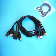 AV-S RCA Video Cable for Sega Saturn SS DC PS1 PS2 SNES N64 NGC SFC Game Console