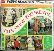 THE NEW ZOO REVUE 1972 3d View-Master 3 Reel Packet NEW SEALED
