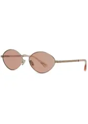 Jimmy Choo Sonny Silver-tone Oval-frame Sunglasses - Pink One Size