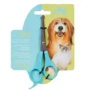 Premium Pet Grooming 6" Blunt Ball SAFETY TIP STRAIGHT SHEAR Scissor Dog Cat