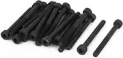 uxcell M4 x 40mm 12.9 Alloy Steel Hex Socket Head Cap Screws Bolt Black 22mm Thread Length 20pcs