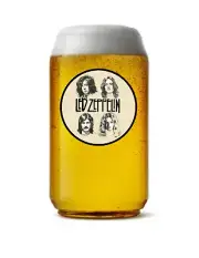 Led Zeppelin 2024 - Rock and Roll - 16oz Pint Beer Can Glass Pub Barware Seltzer