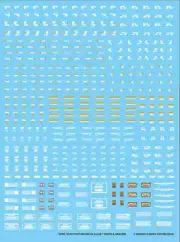 G-Rework 1/144 1/100 Custom Water Decal (White) - US