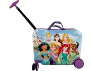 [Fast Forward] Kids Hardside Ride on Luggage for Kids 18" Suitcase Cute Lightweight Travel Trolly, Multicolor, 18 inch, Princess