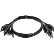 Black Box Secure KVM Cable - Each end (1) USB (skvmcbl2dp06taa)