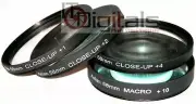 Close-UP Macro Lens Glass Filter Set For Canon 300D 350D EOS Rebel 18-55mm