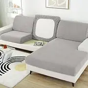 Sofa Slipcovers for 2 3 4 1 Seat Cushion Couch Stretch Sofa Cushion Covers Printed Replacement Couch Cushion Cover Loveseat with Elastic Bottom Furniture Protector