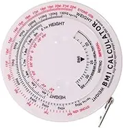 ARTSEWPLY Retractable Body Measuring Tape Lightweight Tape Measure for Bmi Fat Calculation Dual Scale Easy One Handed Use Accurate Measurements for
