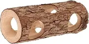 ERINGOGO Guinea Pig Hideout Hamster Tunnel Wooden Small Animal Cave Tunnel Toy for Pet Cage
