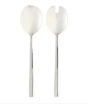 IKEA LOFTESRIK 2-piece salad serving set, stainless steel, 11 "