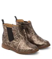 [Pom d'Api] Pom d'Api Sid Jodzip metallic leather boots UK 13 multicoloured